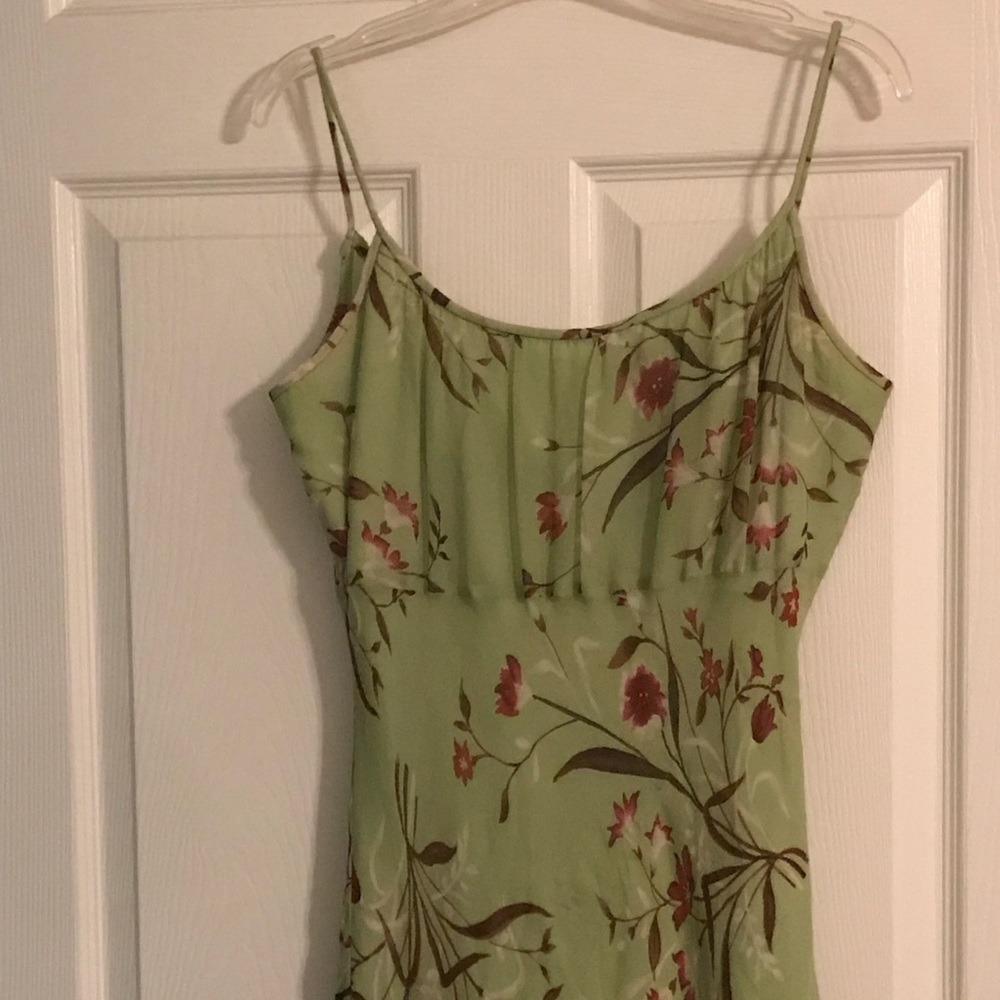 3 for $25 - Lime Green and Brown Sundress